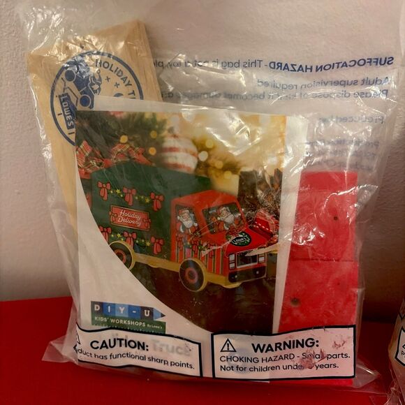 Lowe’s Holiday DIY-U Kits Christmas Ornament Turkey Truck Craft Build Kit Age 4+ - Picture 4 of 5